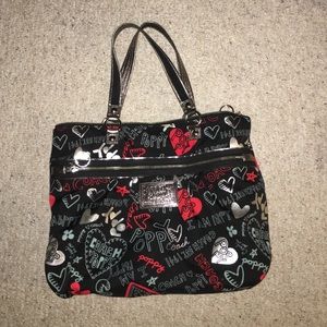 Coach poppy tote