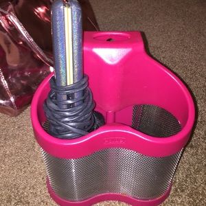 Polder style hair care station holds heating tools