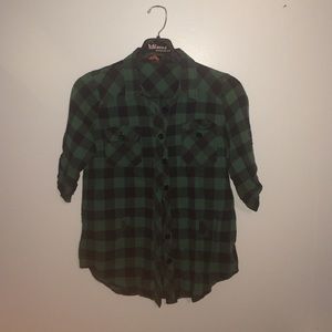 Green and Black Flannel