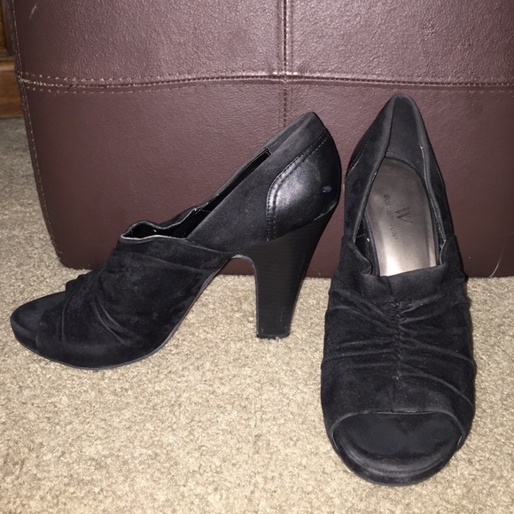 Open toe heels