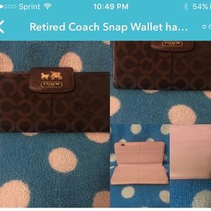 Retired Coach wallet