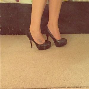 Steve Madden Black Platform shoes