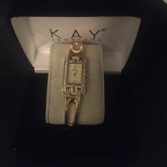 Bulova mother of pearl watch