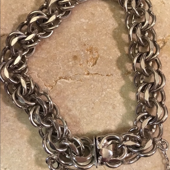 Vintage Elco Sterling Charm Bracelet