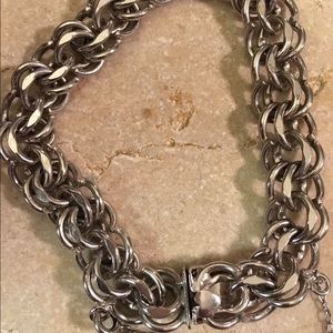 Vintage Elco Sterling Charm Bracelet