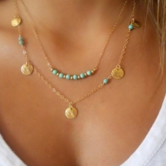 Jewelry - Boho Gypsy Coin necklace