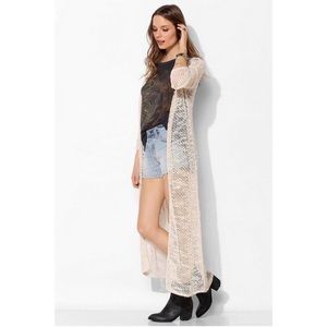 Floor length cardigan from urban outfitters