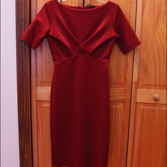 Deep Red Dress