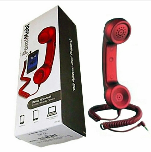 Red PointMobl retro handset