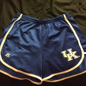 University of Kentucky Russell running shorts