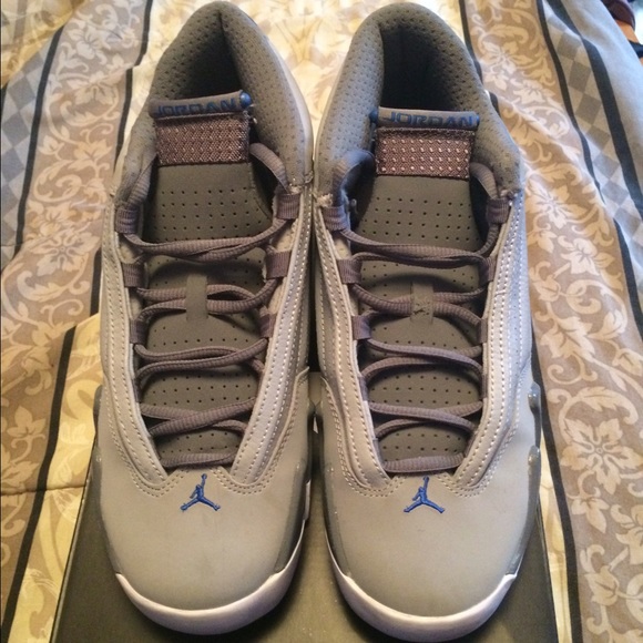 2014 Nike Air Jordan 14 Wolf Grey size 6 - Picture 3 of 4