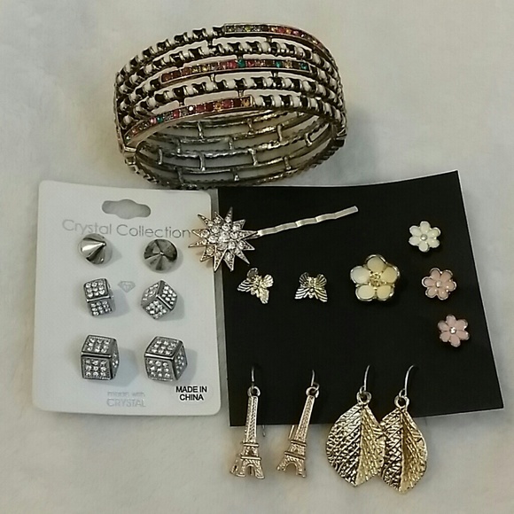 Bangles bracelets/ Earrings