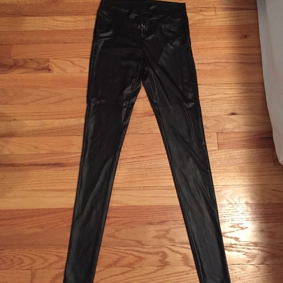 Leather skinny pant
