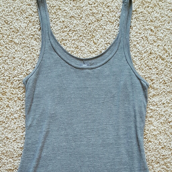 Aerie Gray Layering Tank Top Large