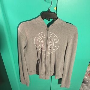 Gray Hollister jacket
