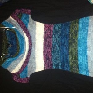 Blue ,purple,white  dress