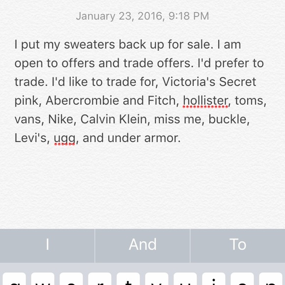 Person didn't follow through with trades