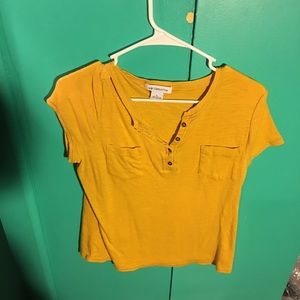 Yellow summer shirt