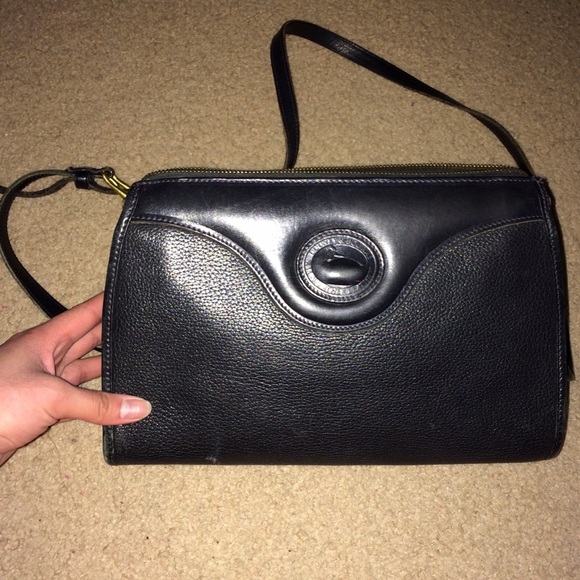 Authentic All Black Vintage Dooney & Bourke