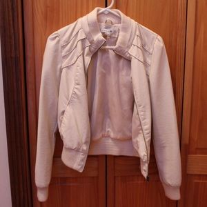 White Leather Jacket