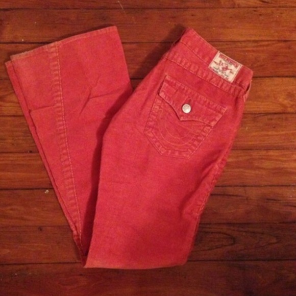 True religion cords corduroy flares pants size  29