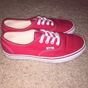 Red Vans