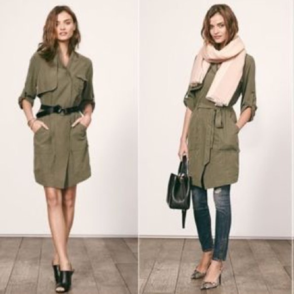 banana republic olive green dress