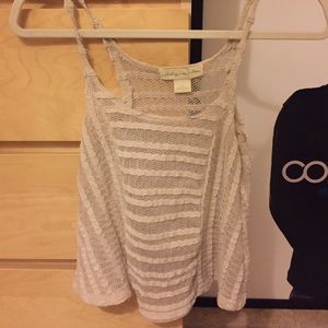 Cream tank top