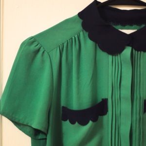 Anthropologie blouse button down