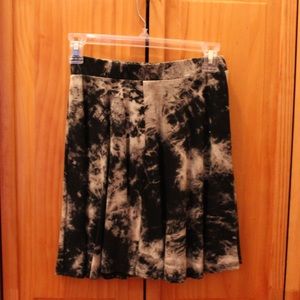 Black Tie Dye Skirt