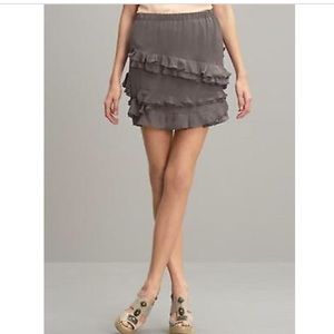 Banana republic skirt army green Ruffles- 8