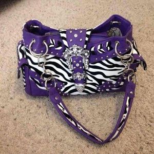 Cute purple purse