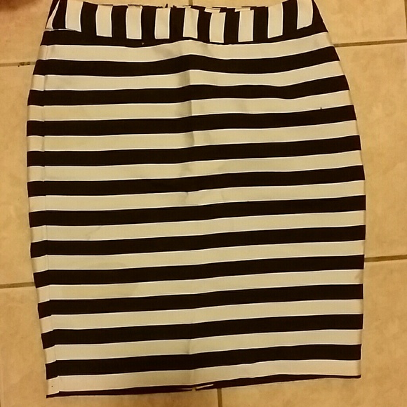 Black and white skirt