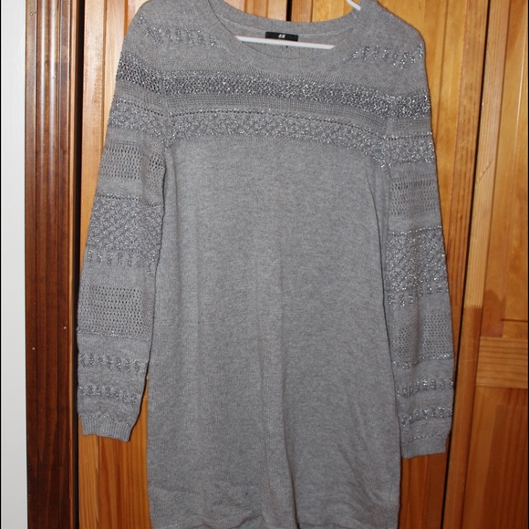 Gray Sweater Dress