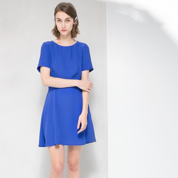 ASOS Dresses & Skirts - SOLD | Mango | Cobalt Blue Back Skater Dress