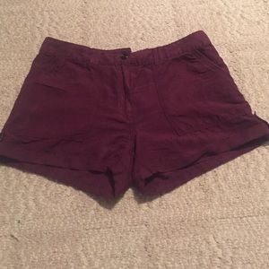 Plum H&M Linen Shorts!