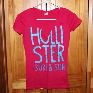 Hollister Pink T Shirt
