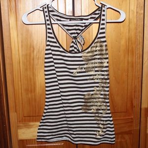 Brown and Cream Tank