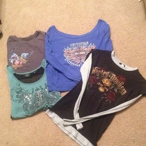 Closet close out! Bundle! 4 Harley-Davidson shirts