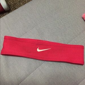 Hot pink nike head band