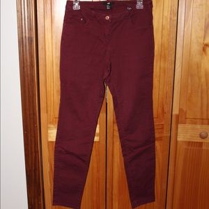 Maroon Pants
