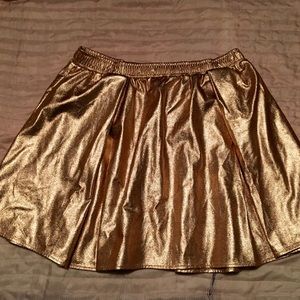 Gold circle skirt