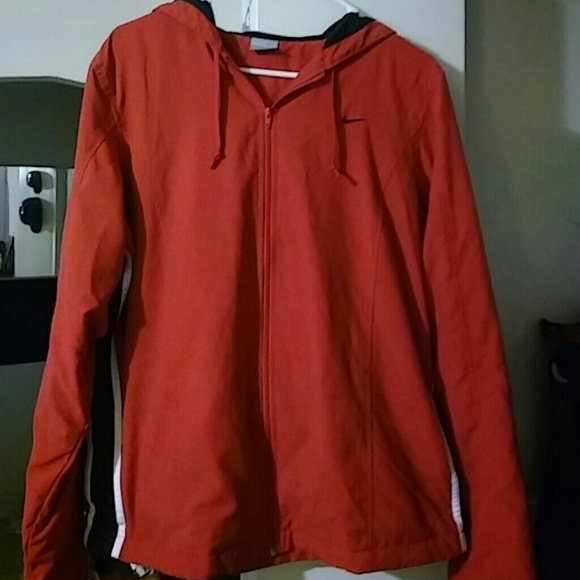 Women's red Nike jacket