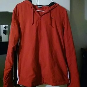 Women's red Nike jacket