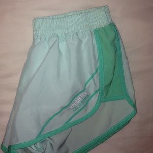 Mint Green Hollister Running Shorts