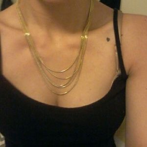 Beautiful gold necklace