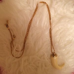 Kenneth Lane horn necklace