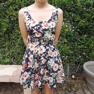 a floral dress