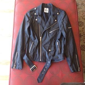 UNIF American Flag Moto Jacket