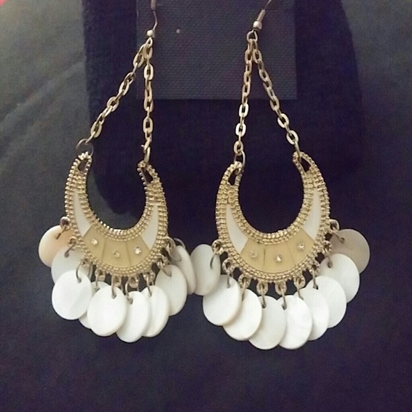 Vintage Gold Costume Earrings